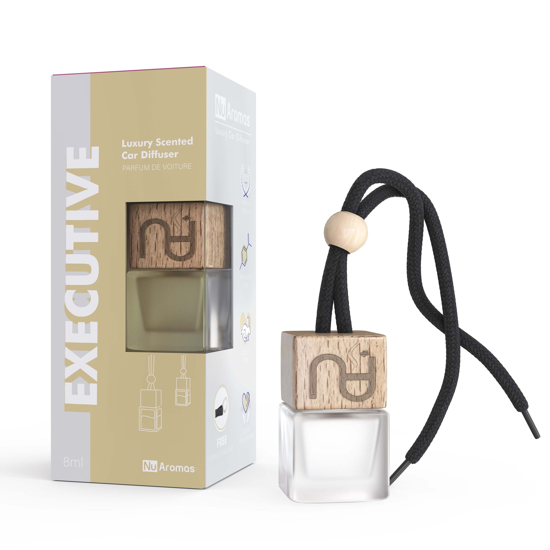 Executive | Car Diffuser (FREE Vent Clip Included) - NuAromas
