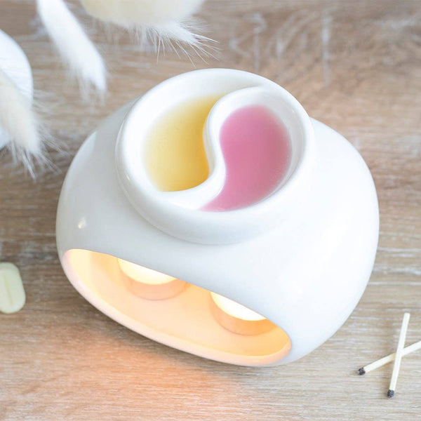 White Double Fragrance Warmer