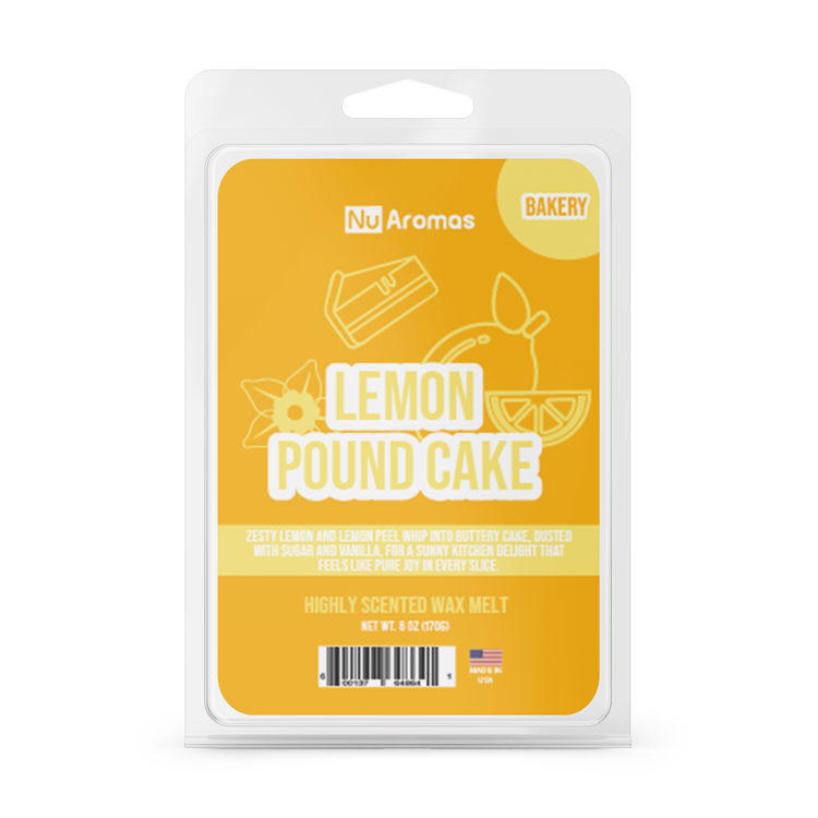 Lemon Pound Cake | 6oz Jumbo Wax Melt - NuAromas